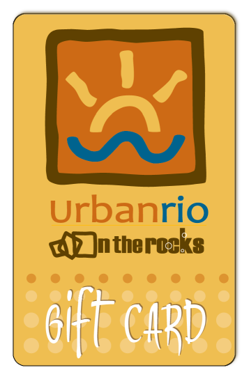 urban rio sun logo on a yellow background